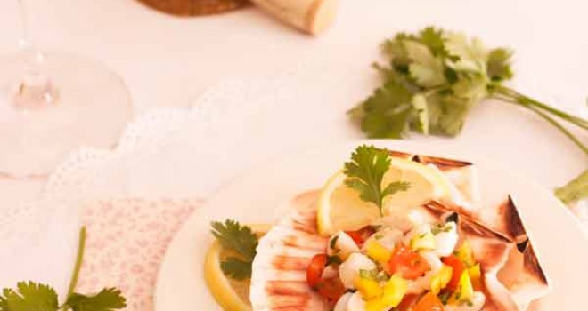 Ceviche de vieiras