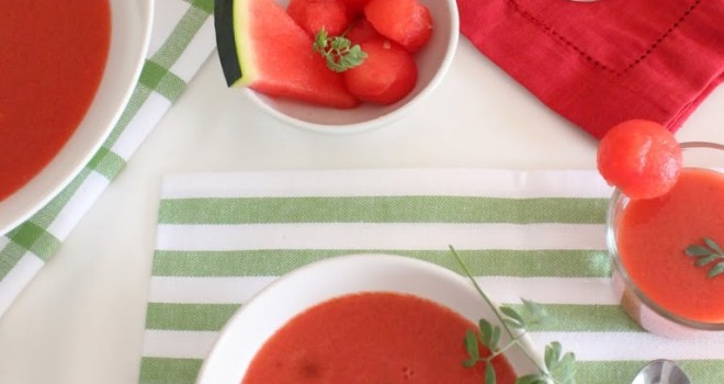 Gazpacho de sandía y despedida de soltera!!