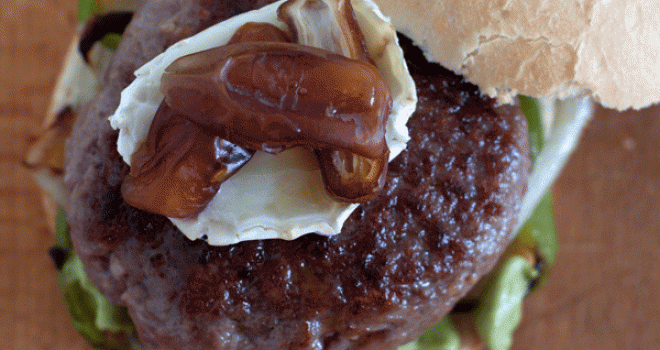 Hamburguesa con dátiles y miel {Y Top Chef}